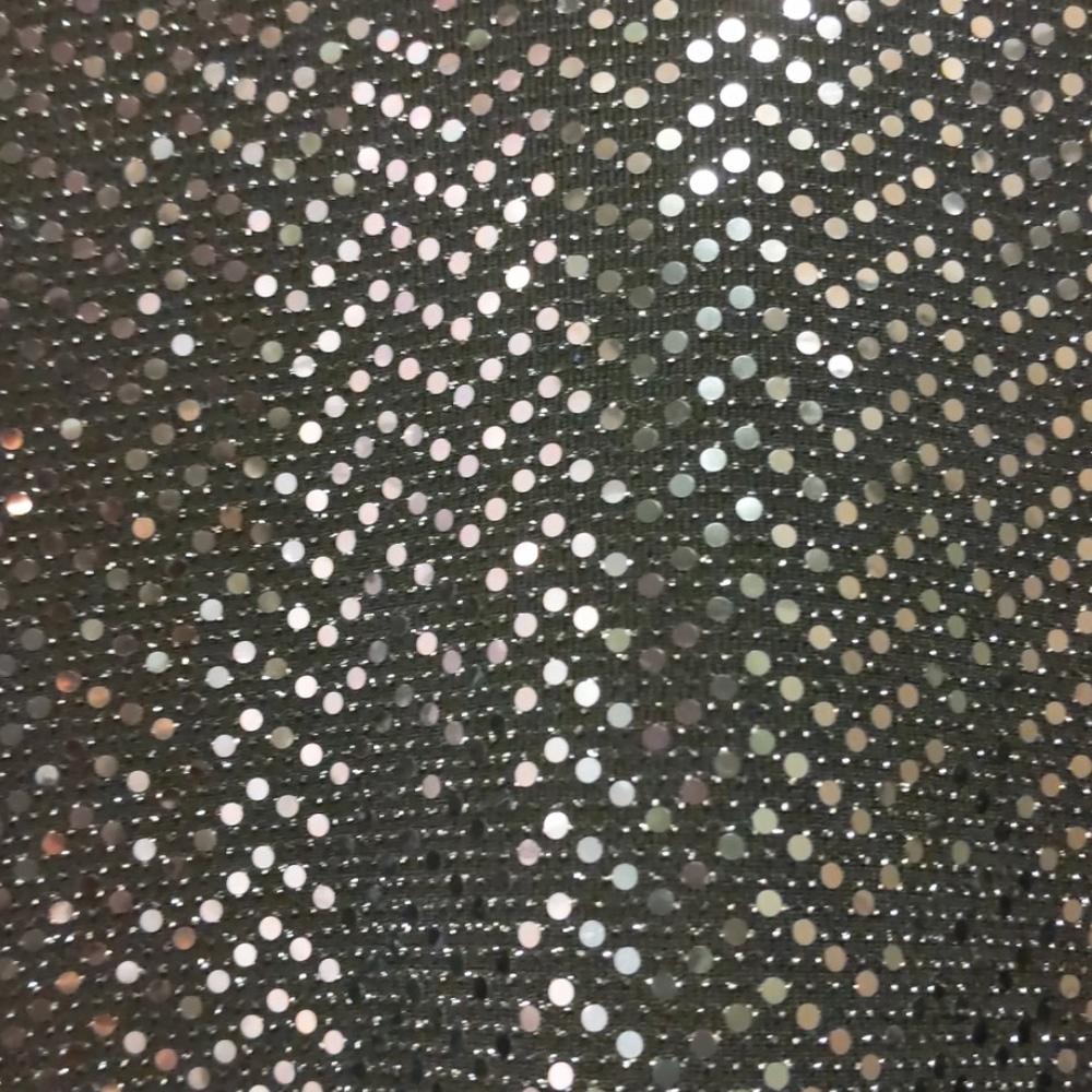 B Darlin Plus Size Sequin Dress in Black Gunmetal - Picture 8 of 9